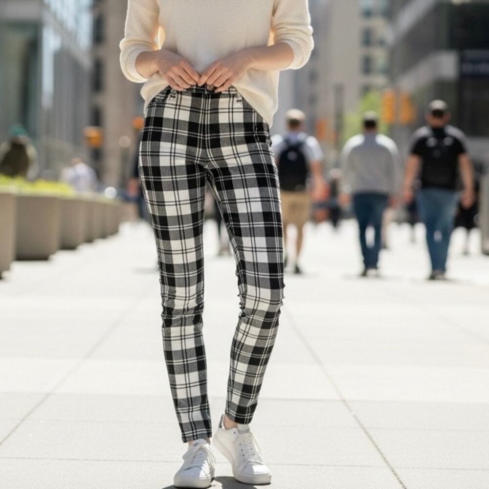 Ag Adriano Goldschmied The Legging Plaid Size 25 R